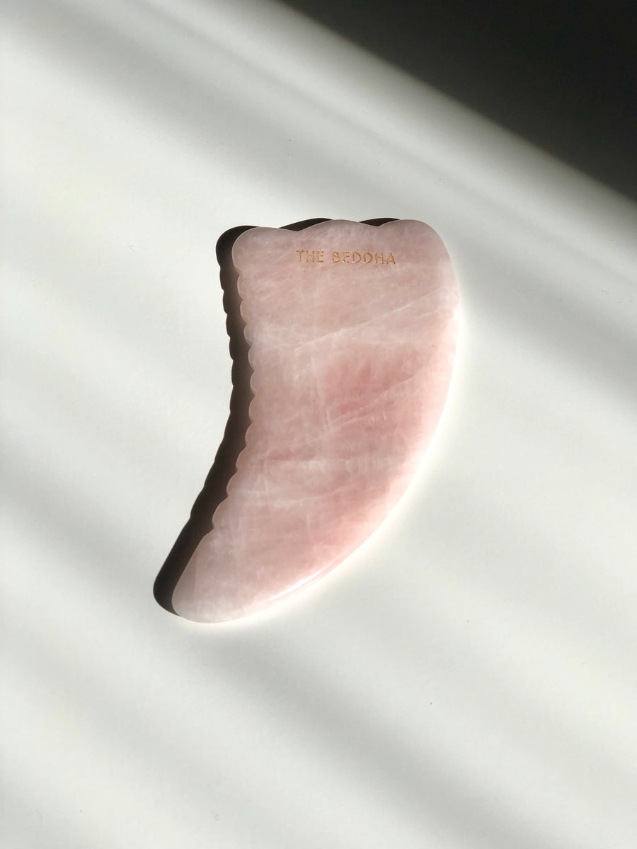 THE WING Rose Quartz Body Gua Sha